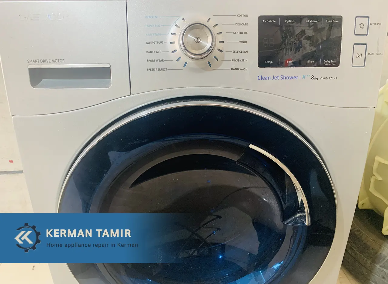 برنامه‌های شستشوی لباسشویی دوو مدل DWK-8714S (8 کیلویی)